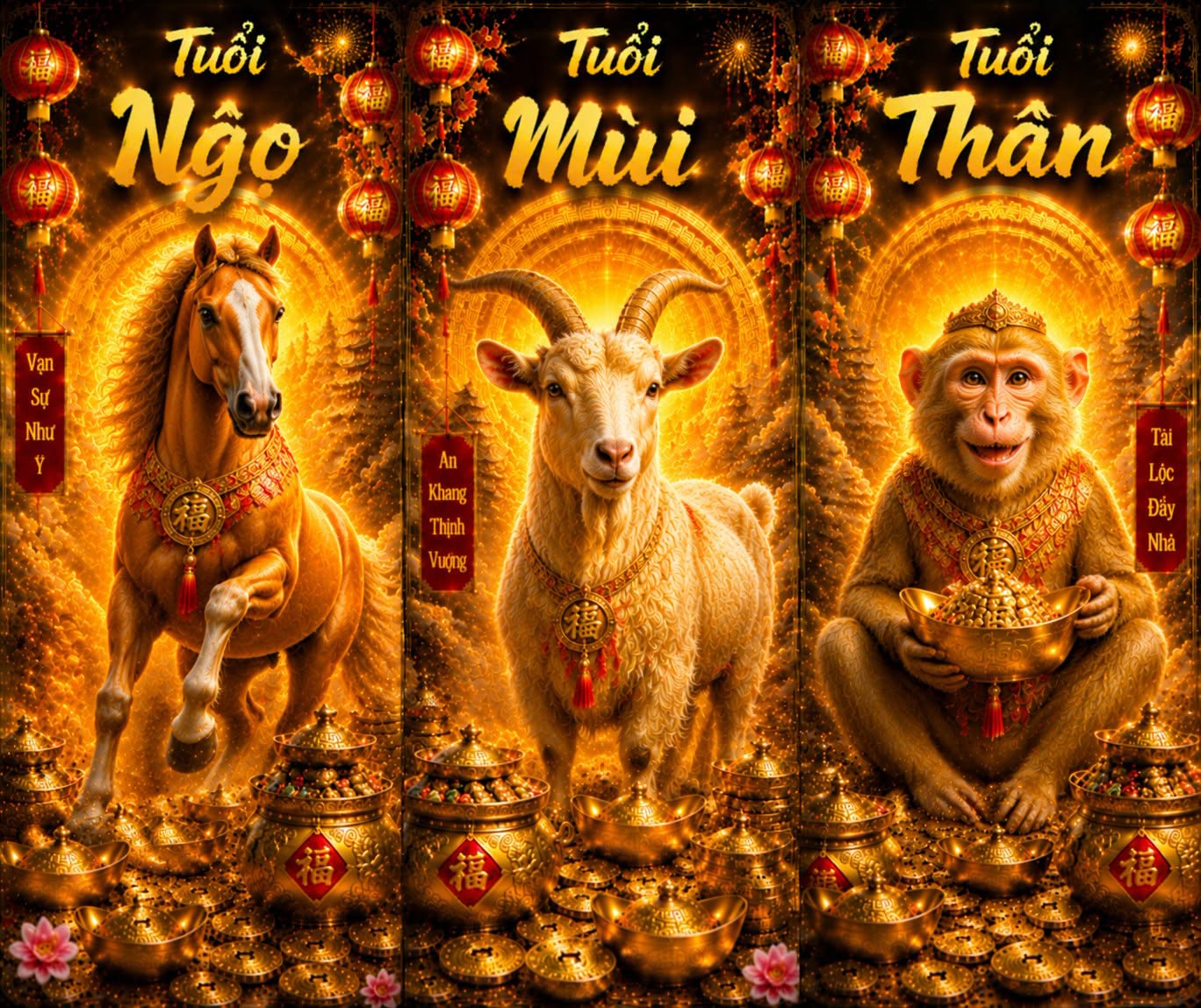 Minh họa bài TỬ VI - NGỌ - MÙI - THÂN
