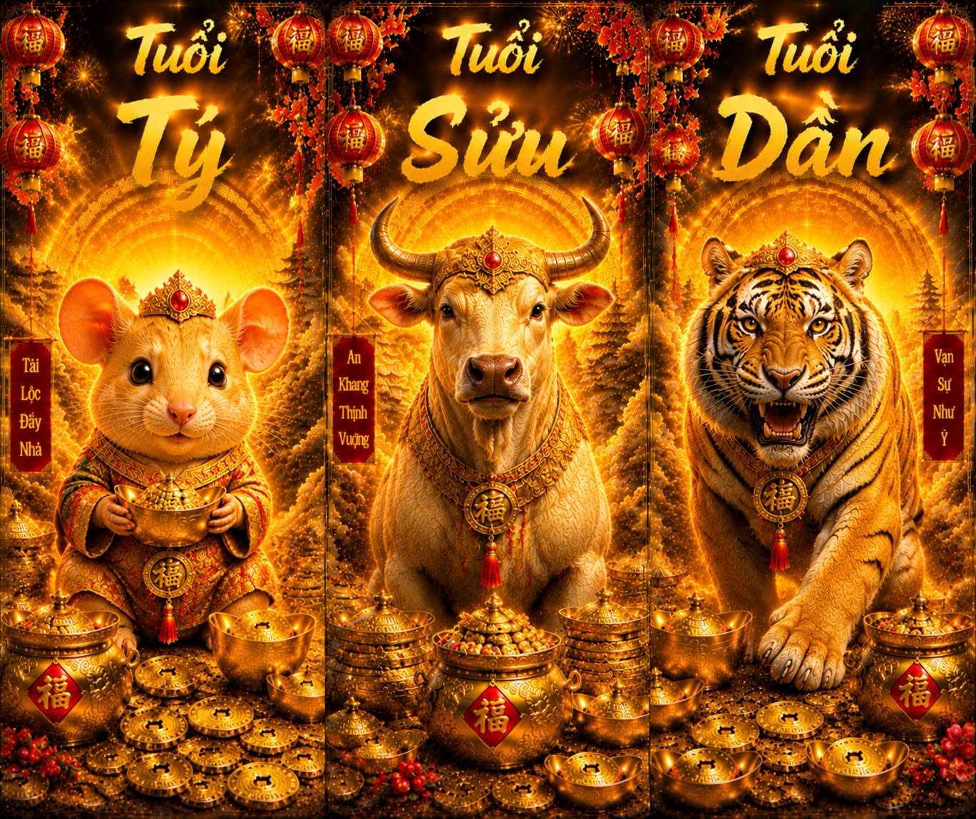 Minh họa bài TỬ VI - TÝ - SỬU - DẦN