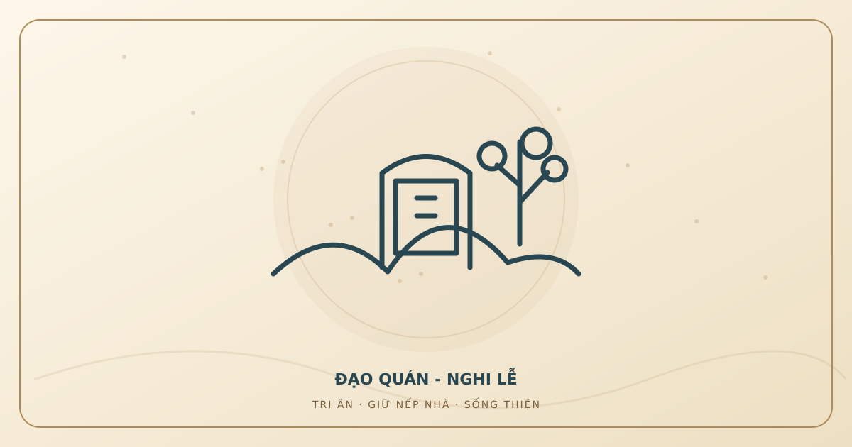 Minh họa văn khấn tảo mộ dịp Thanh minh do Đạo Quán thiết kế.