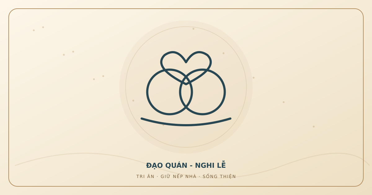 Minh họa văn khấn gia tiên trong lễ cưới hỏi do Đạo Quán thiết kế.
