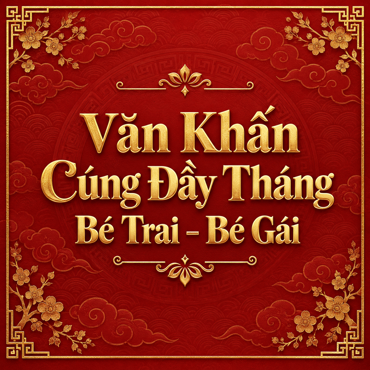 Văn Khấn Cúng Đầy Tháng Bé Trai – Bé Gái
