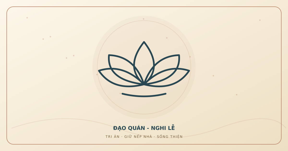 Minh họa văn khấn cầu an khi người thân đau ốm do Đạo Quán thiết kế.