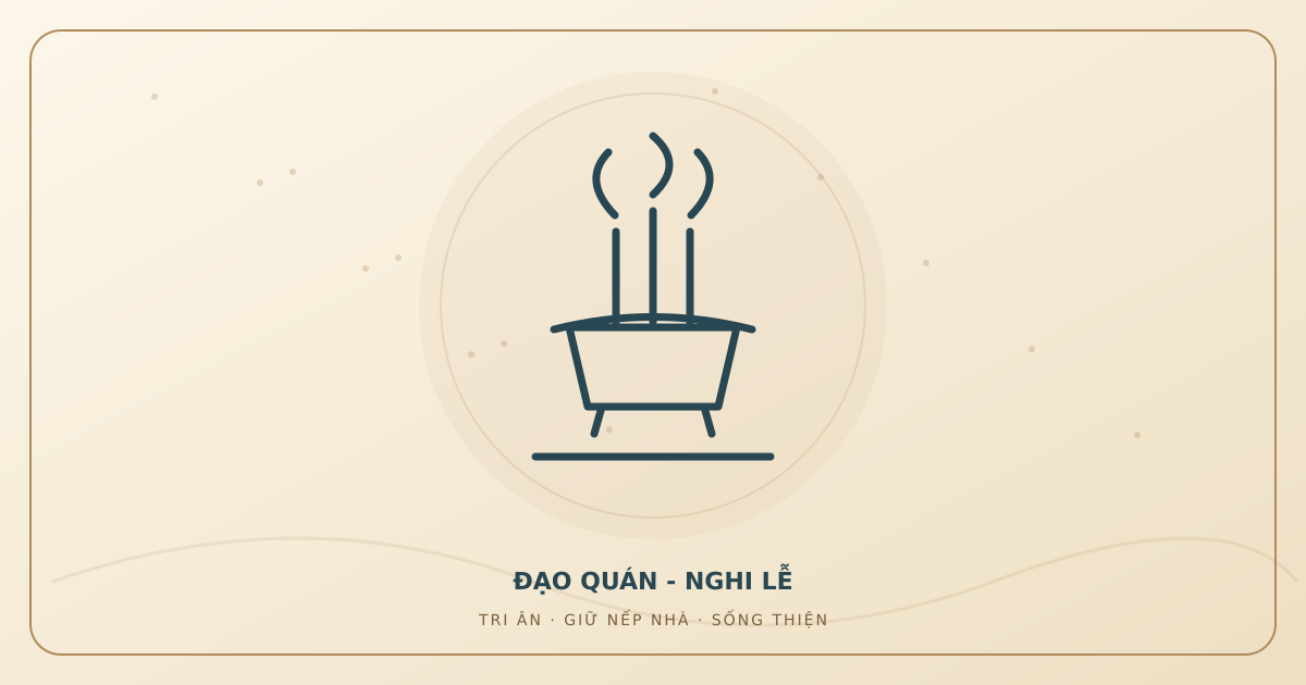 Minh họa văn khấn cáo giỗ, ngày Tiên thường do Đạo Quán thiết kế.