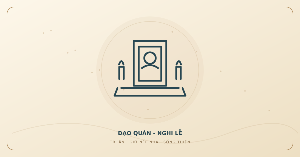 Minh họa văn khấn cúng cơm 100 ngày và lễ Tốt khốc do Đạo Quán thiết kế.