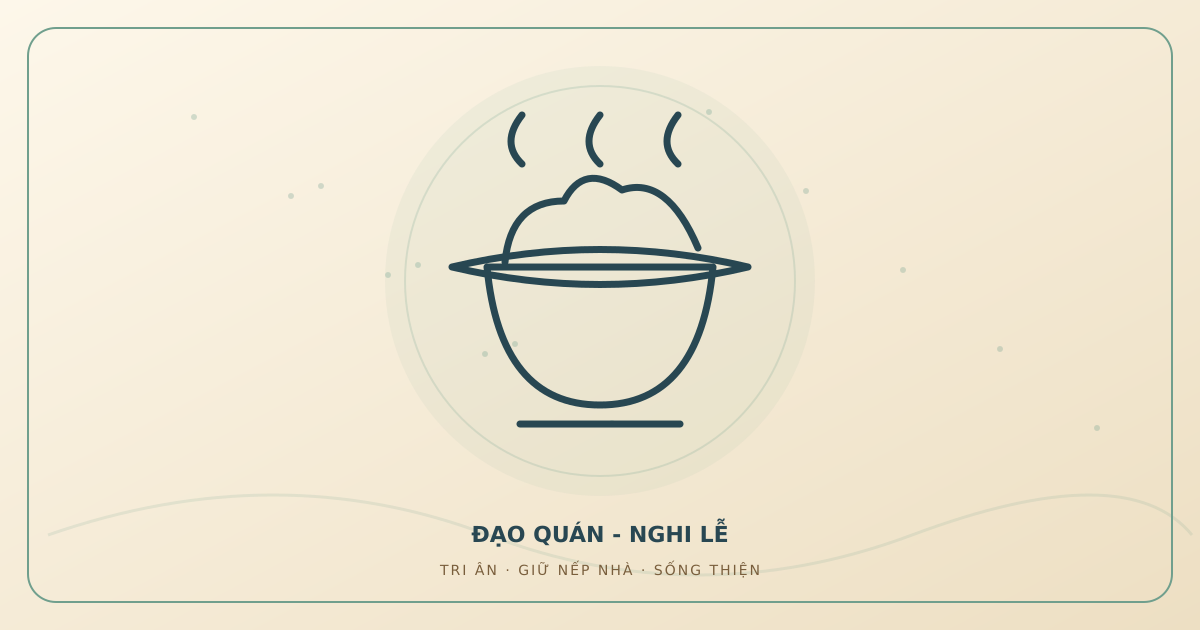 Minh họa văn khấn tất niên tại gia đình do Đạo Quán thiết kế.