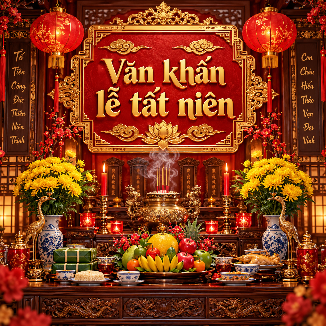 Văn khấn lễ tất niên
