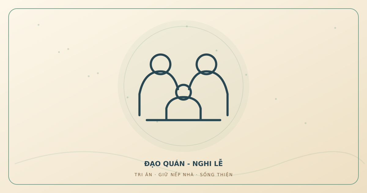 Minh họa văn khấn cầu tự và nguyện lành cho gia đình do Đạo Quán thiết kế.