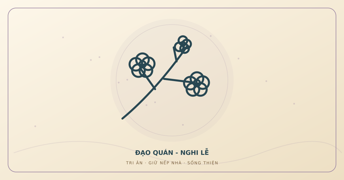 Minh họa văn khấn rước ông bà về đón Tết do Đạo Quán thiết kế.