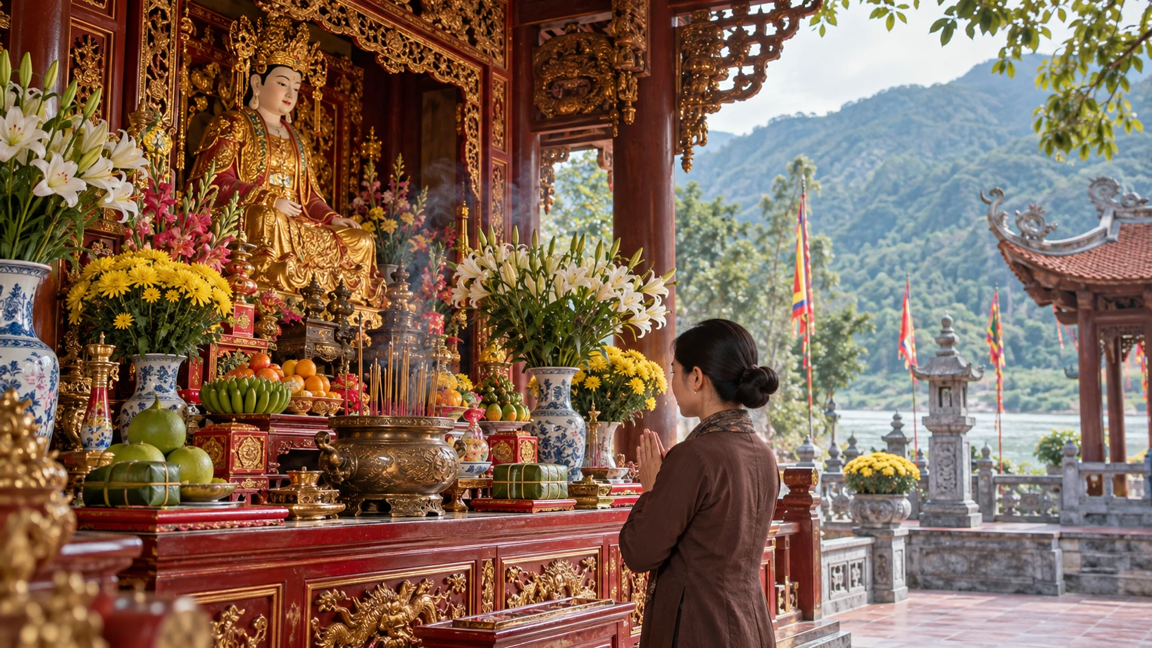 Văn khấn mẫu Đông Cuông
