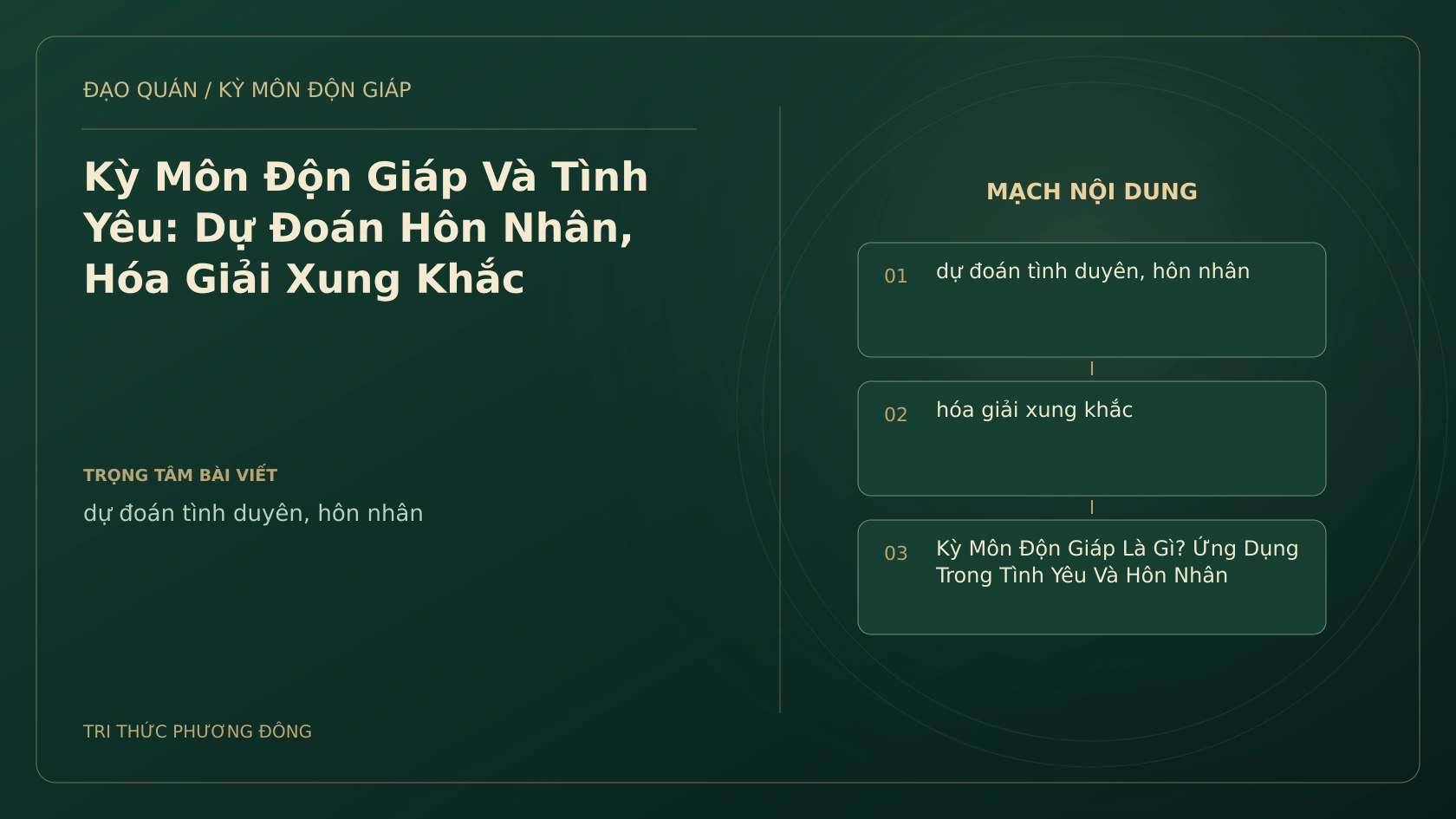 Kỳ Môn Độn Giáp Và Tình Yêu: Dự Đoán Hôn Nhân, Hóa Giải Xung Khắc