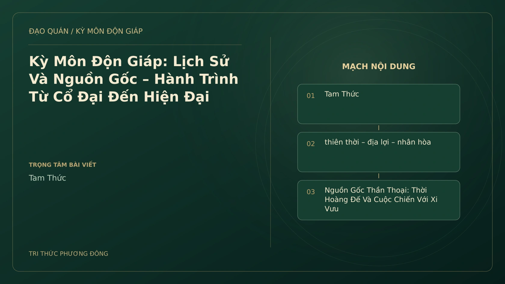 Kỳ Môn Độn Giáp: Lịch Sử Và Nguồn Gốc – Hành Trình Từ Cổ Đại Đến Hiện Đại