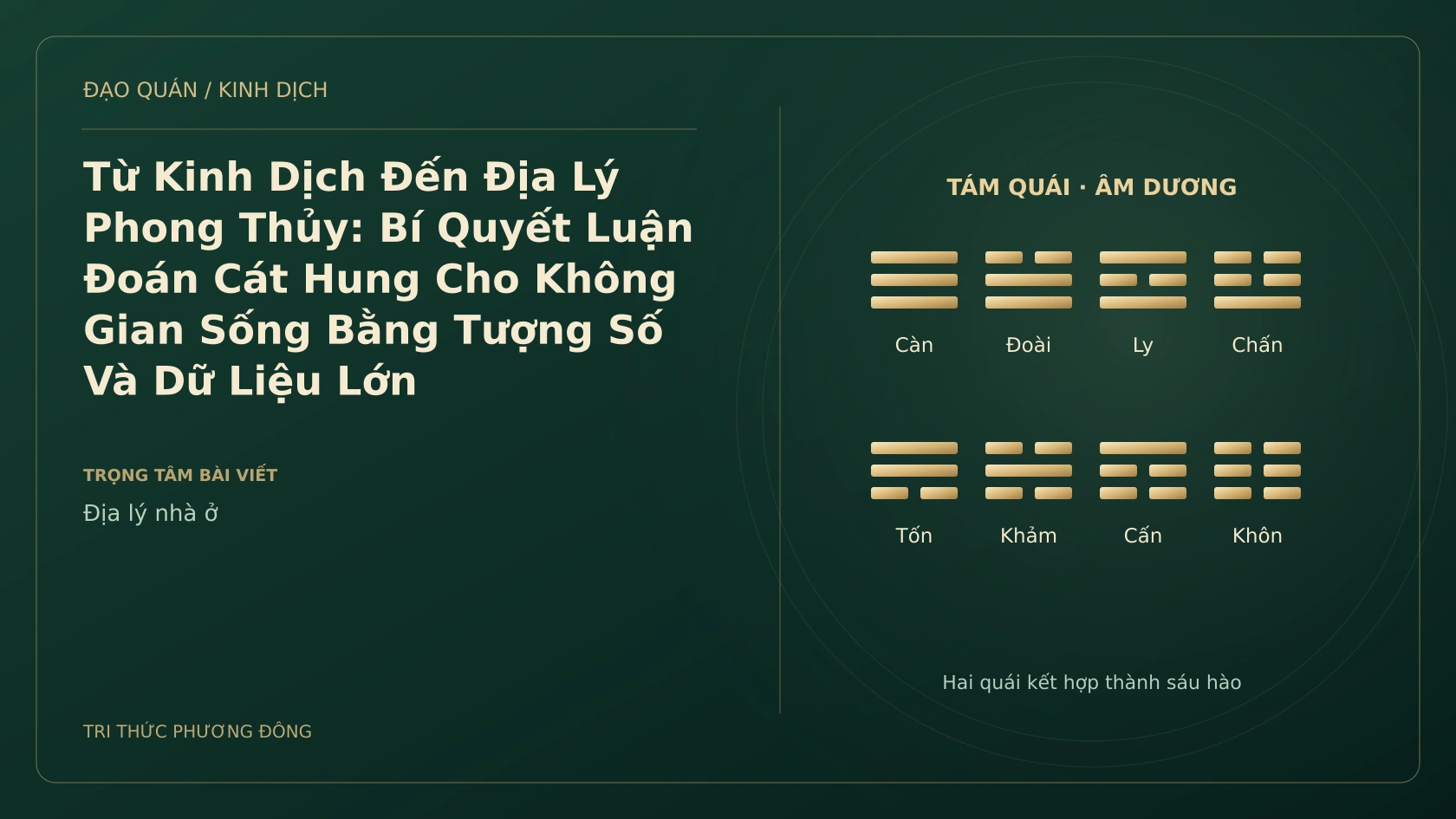 Minh họa Dịch học: Từ Kinh Dịch Đến Địa Lý Phong Thủy: Bí Quyết Luận Đoán Cát Hung Cho Không Gian Sống Bằng Tượng Số Và Dữ Liệu Lớn