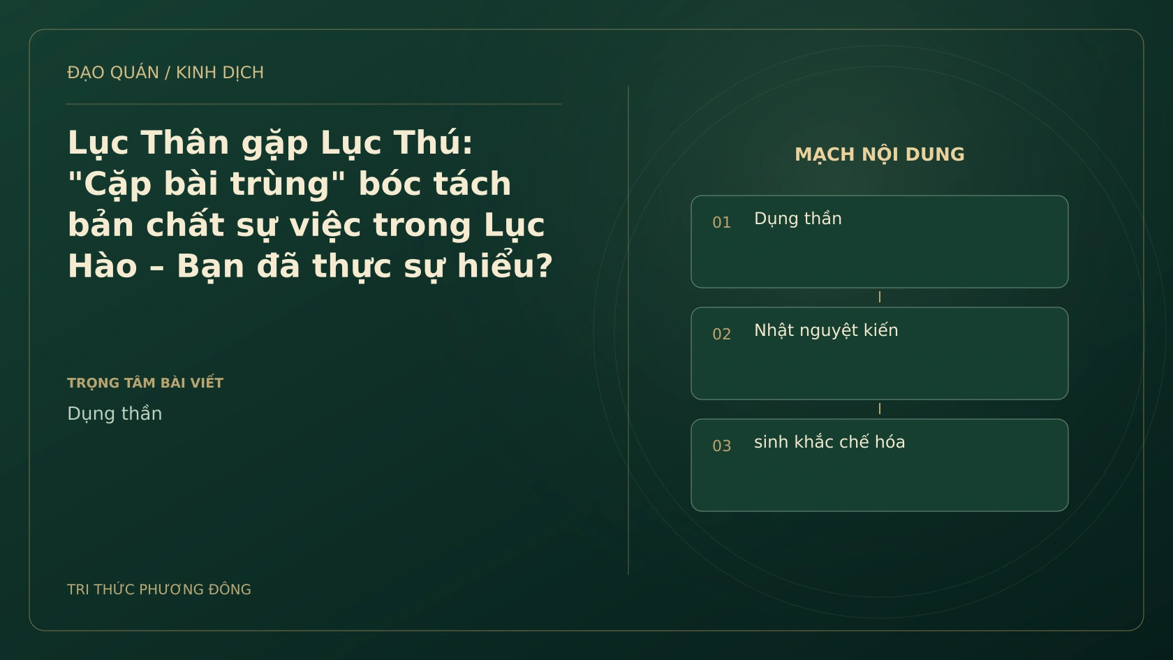 Minh họa Dịch học: Lục Thân gặp Lục Thú: "Cặp bài trùng" bóc tách bản chất sự việc trong Lục Hào – Bạn đã thực sự hiểu?