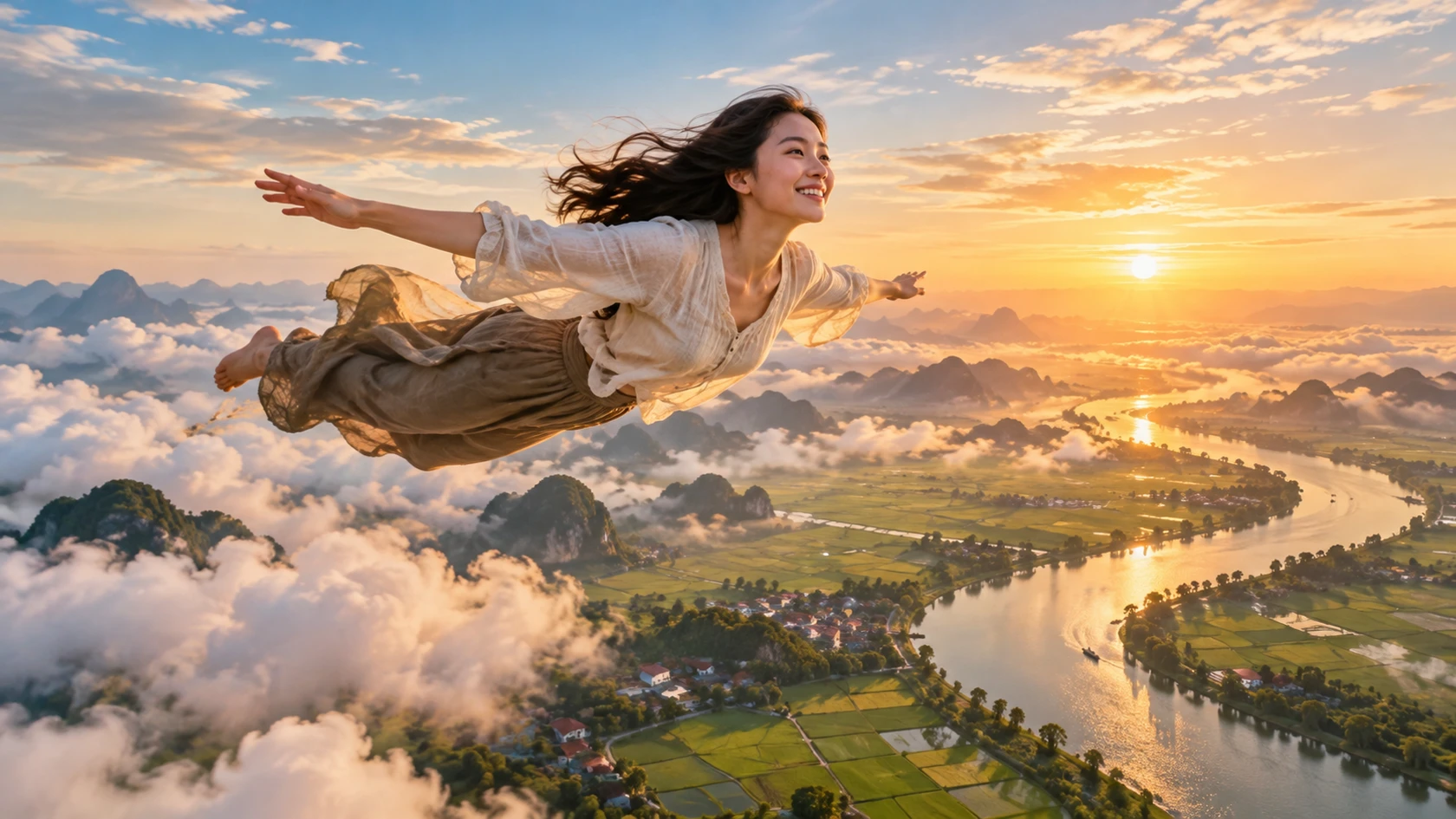 Mơ thấy mình bay trên bầu trời có ý nghĩa gì?