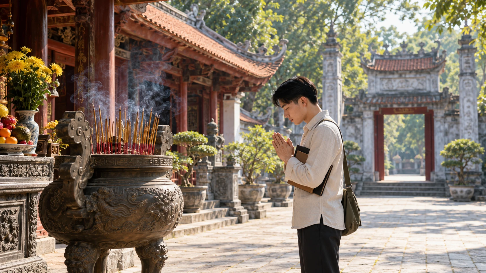 Văn khấn tại văn miếu