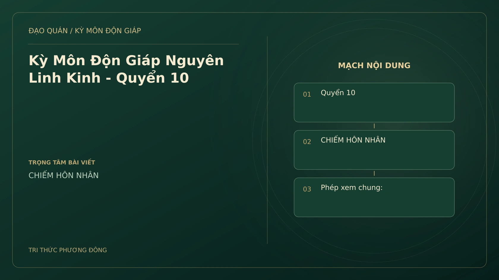 Kỳ Môn Độn Giáp Nguyên Linh Kinh - Quyển 10
