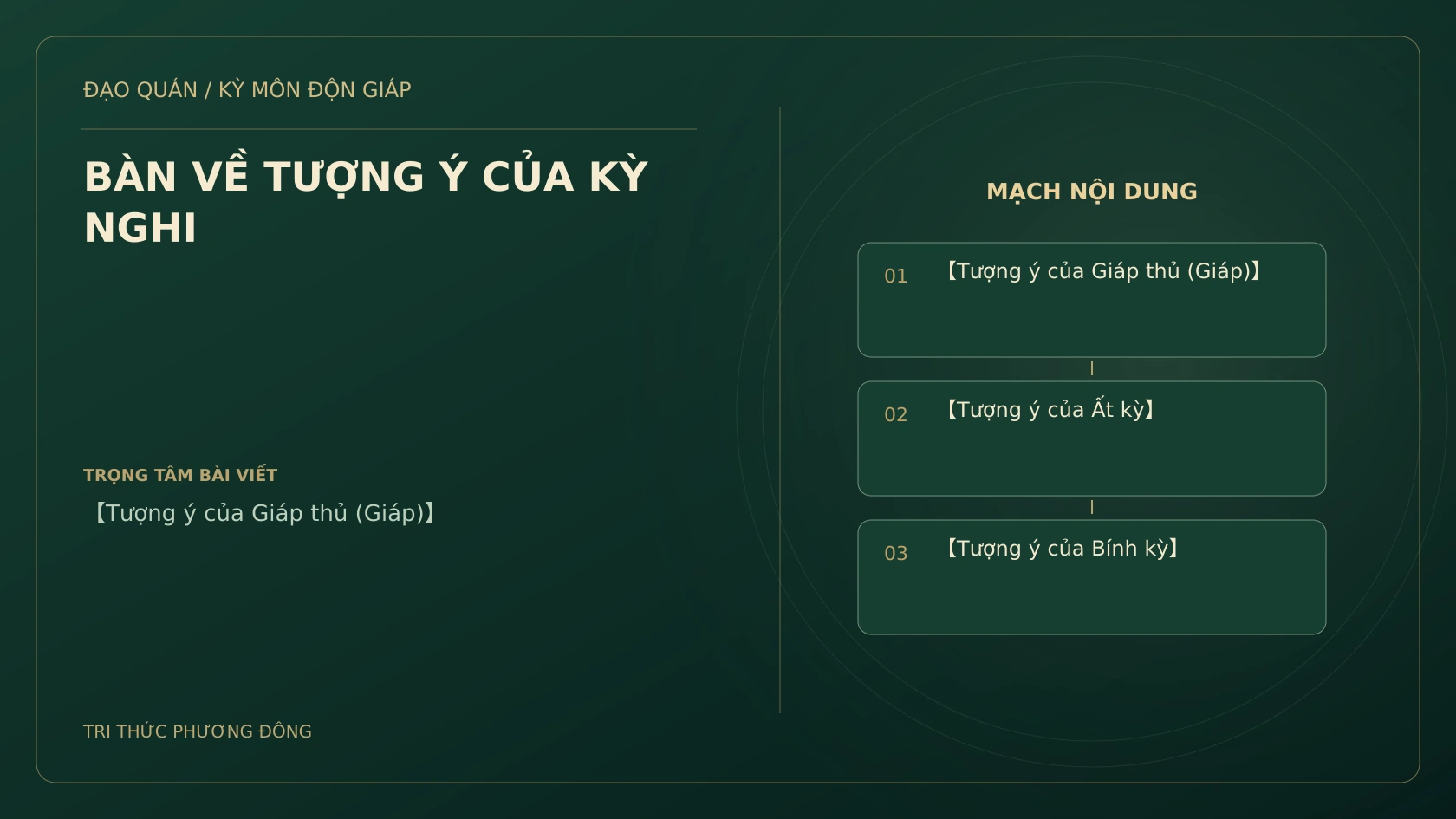 BÀN VỀ TƯỢNG Ý CỦA KỲ NGHI