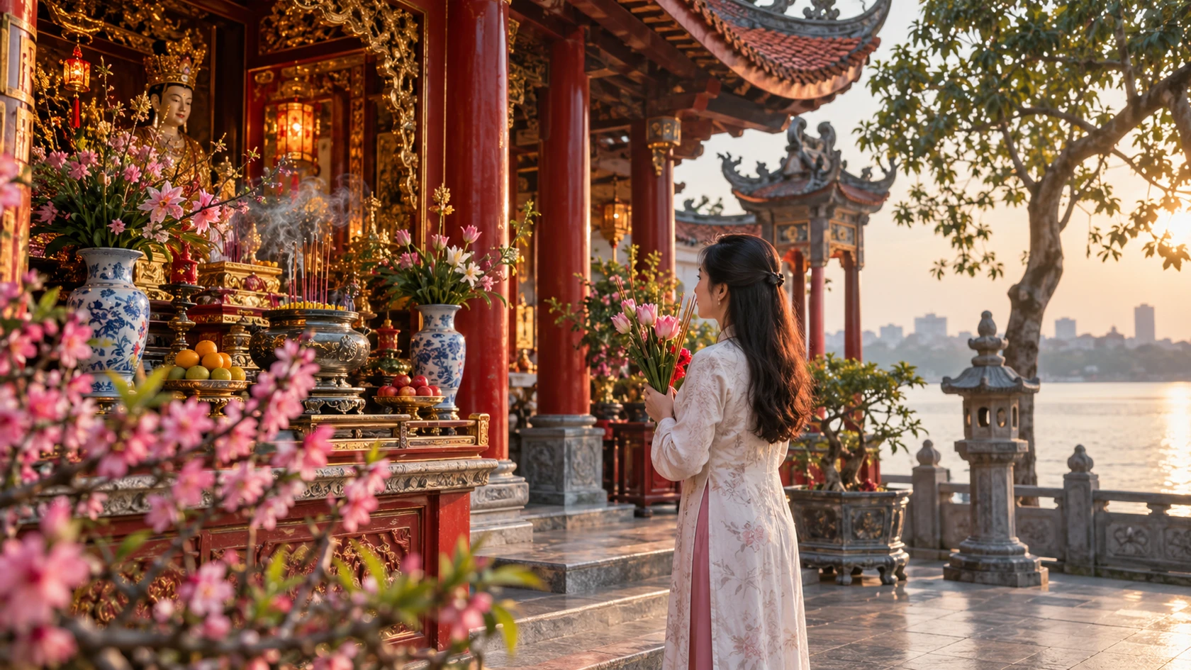 Văn khấn đi lễ Phủ Tây Hồ