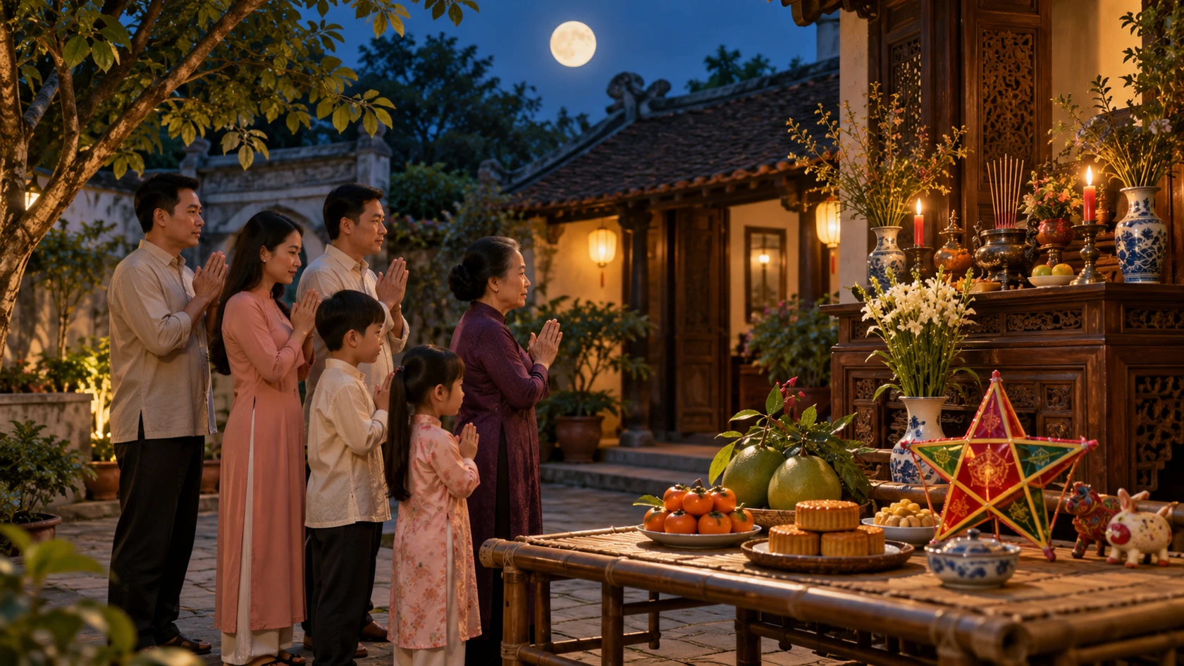Văn khấn Rằm Trung thu