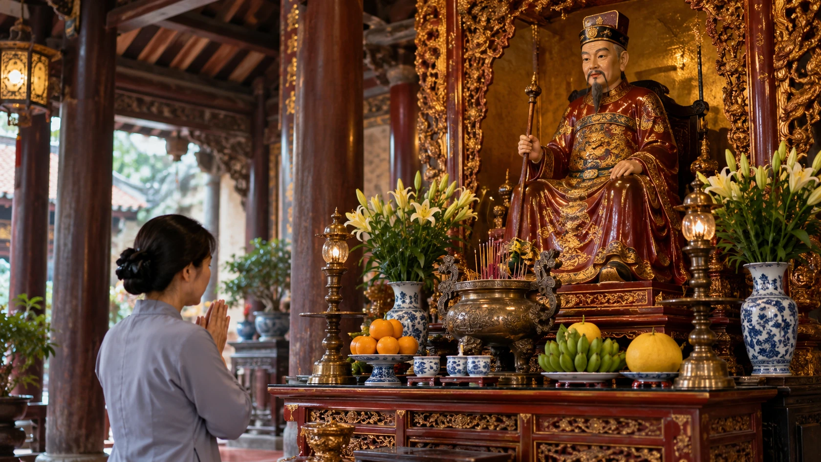 Bài văn khấn Đức Ông ở chùa