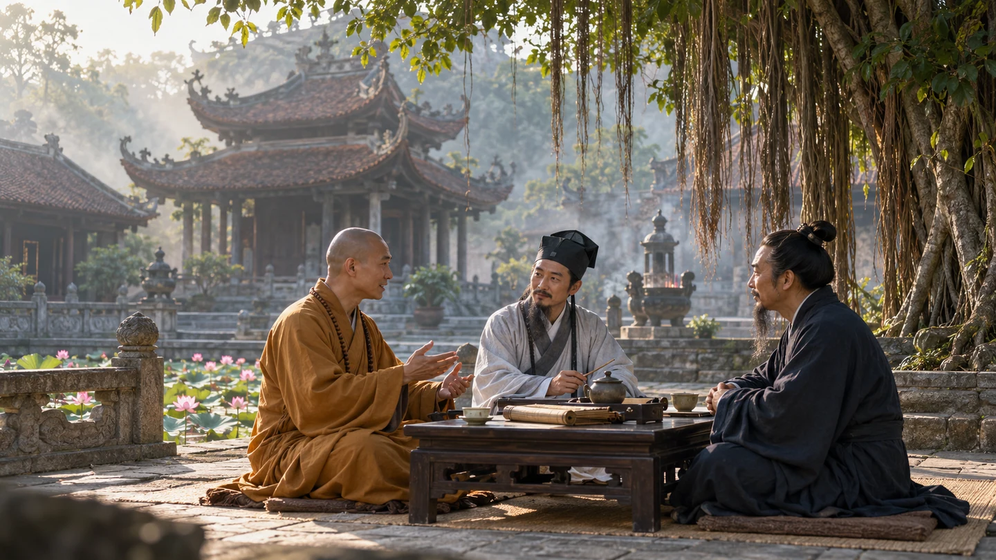 Tìm hiểu hiện tượng “Tam giáo đồng nguyên” ở Việt Nam thời Lý - Trần