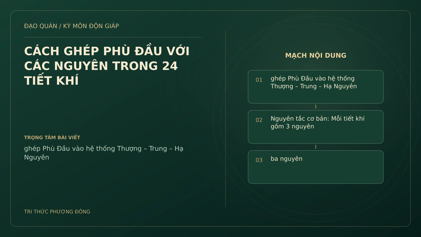 CÁCH GHÉP PHÙ ĐẦU VỚI CÁC NGUYÊN TRONG 24 TIẾT KHÍ