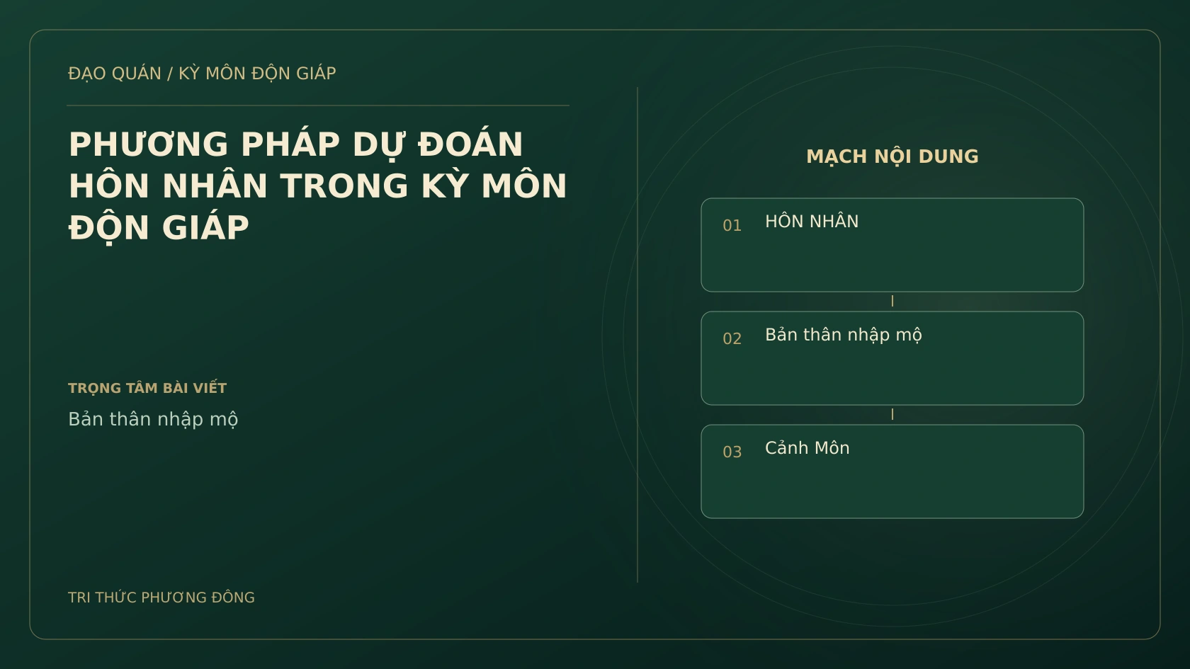 PHƯƠNG PHÁP DỰ ĐOÁN HÔN NHÂN TRONG KỲ MÔN ĐỘN GIÁP