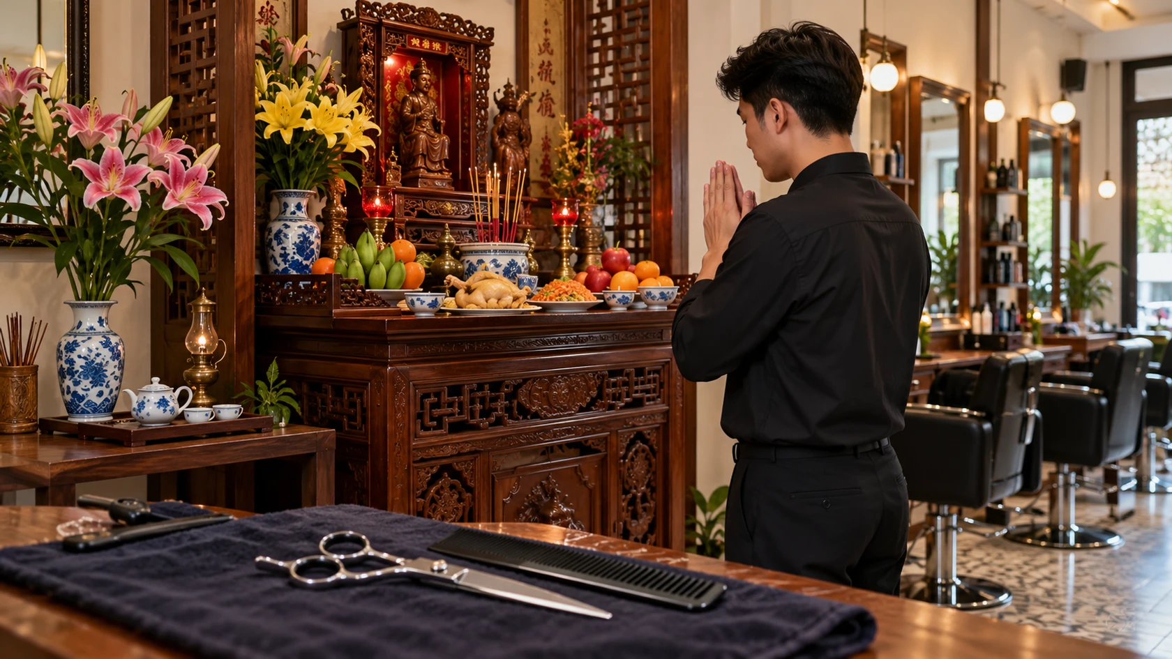 Văn khấn cúng giỗ Tổ nghề Tóc