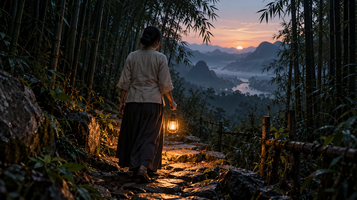 Khi thân trong bóng tối, thay vì phàn nàn, hãy mang theo ngọn đèn tiến về phía trước