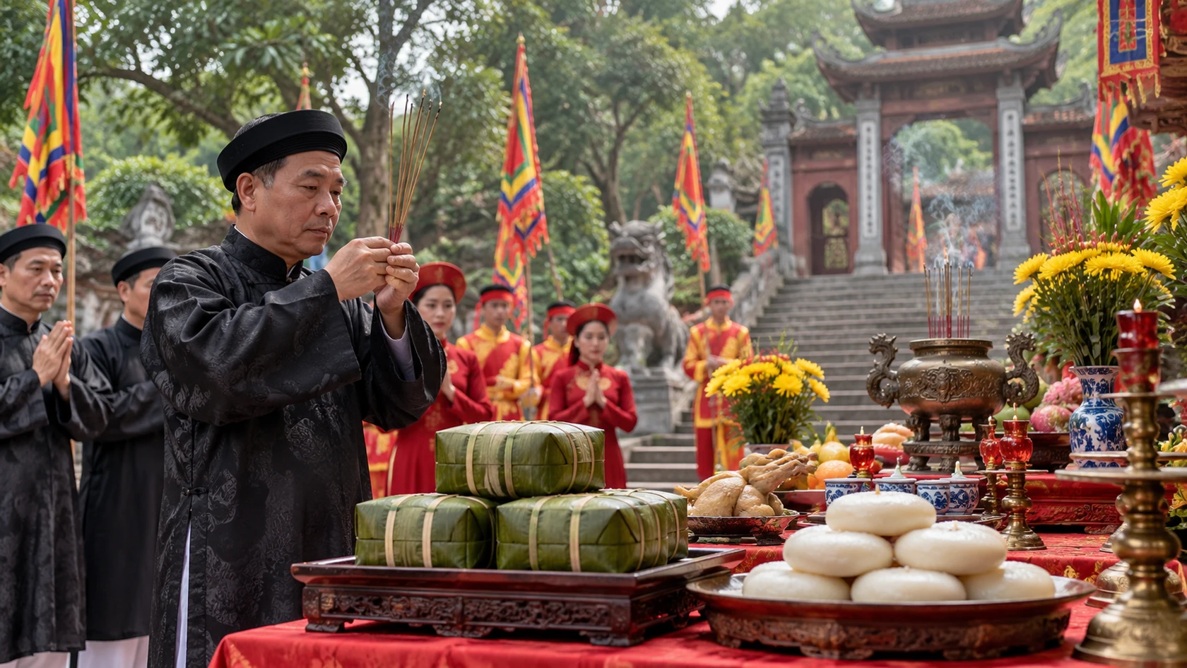 Văn khấn ngày giỗ tổ Hùng Vương