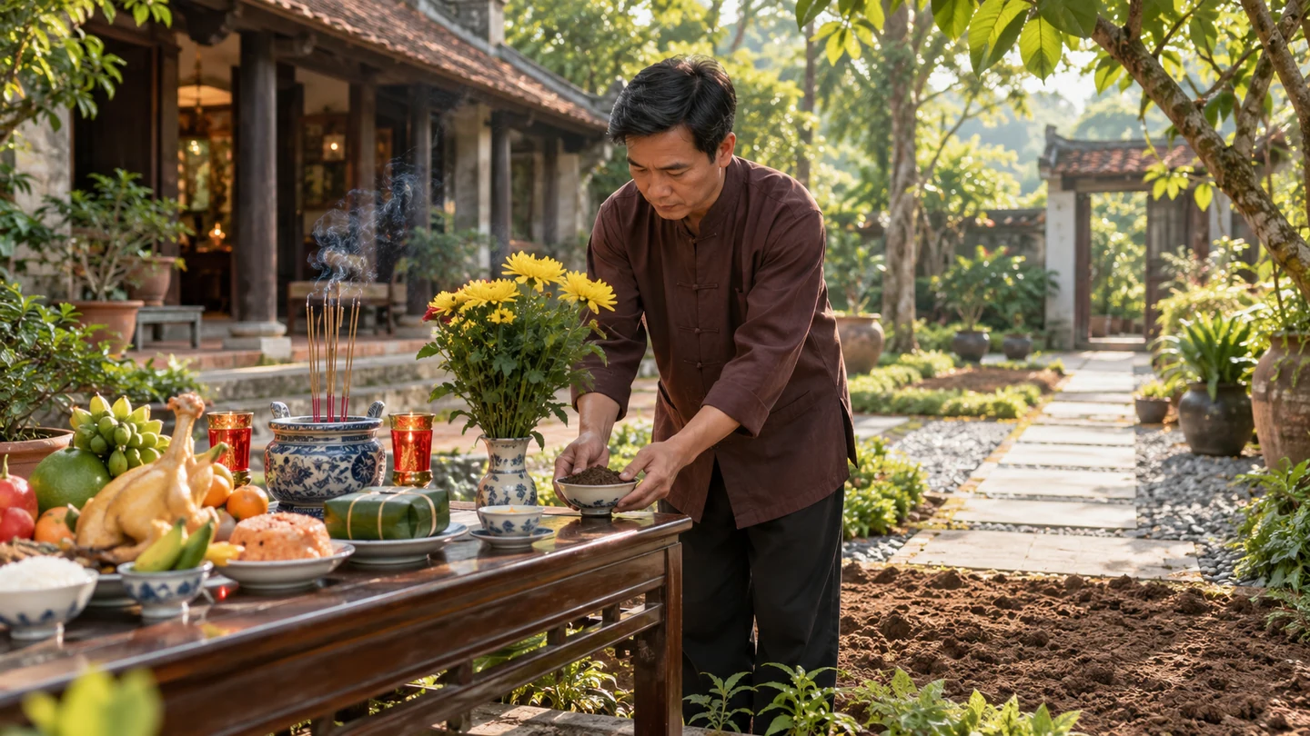 Văn khấn lễ hồi hoàn địa mạch