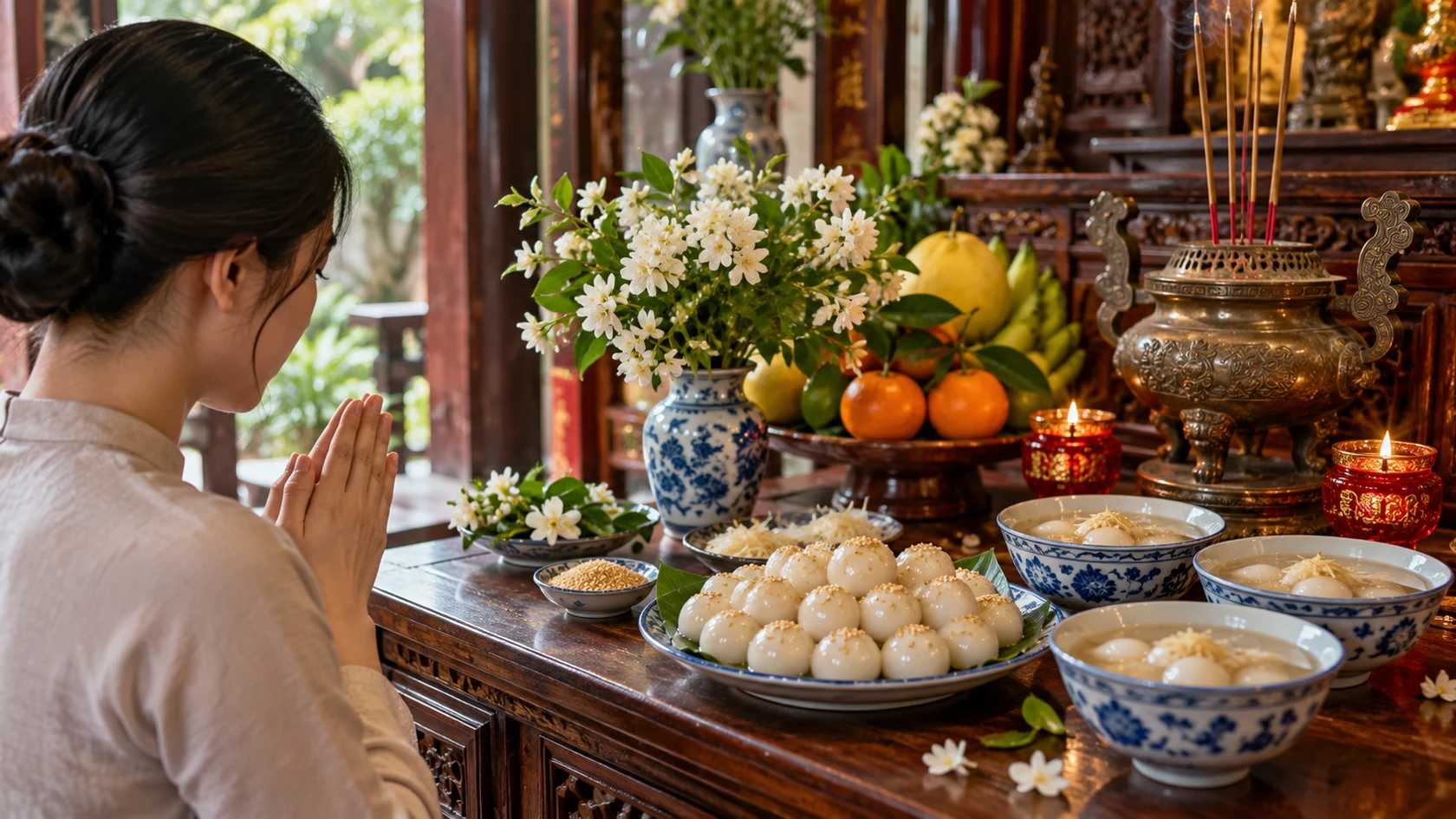 Bài văn khấn cúng Tết Hàn thực