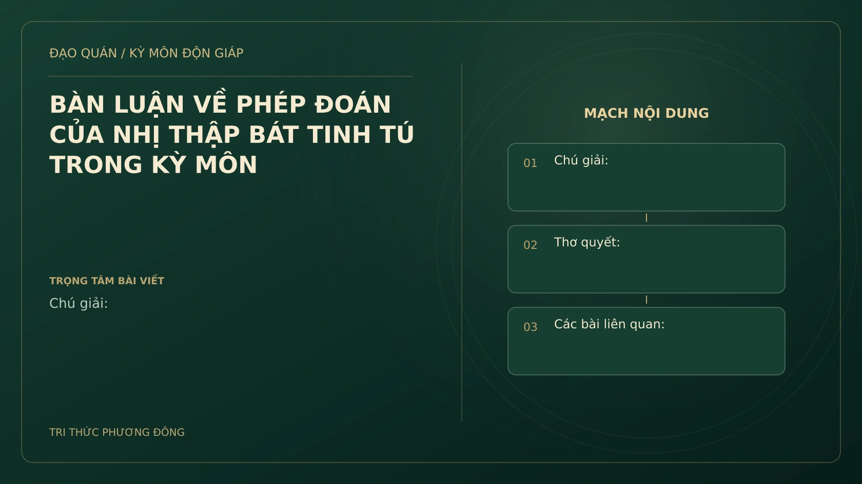 BÀN LUẬN VỀ PHÉP ĐOÁN CỦA NHỊ THẬP BÁT TINH TÚ TRONG KỲ MÔN