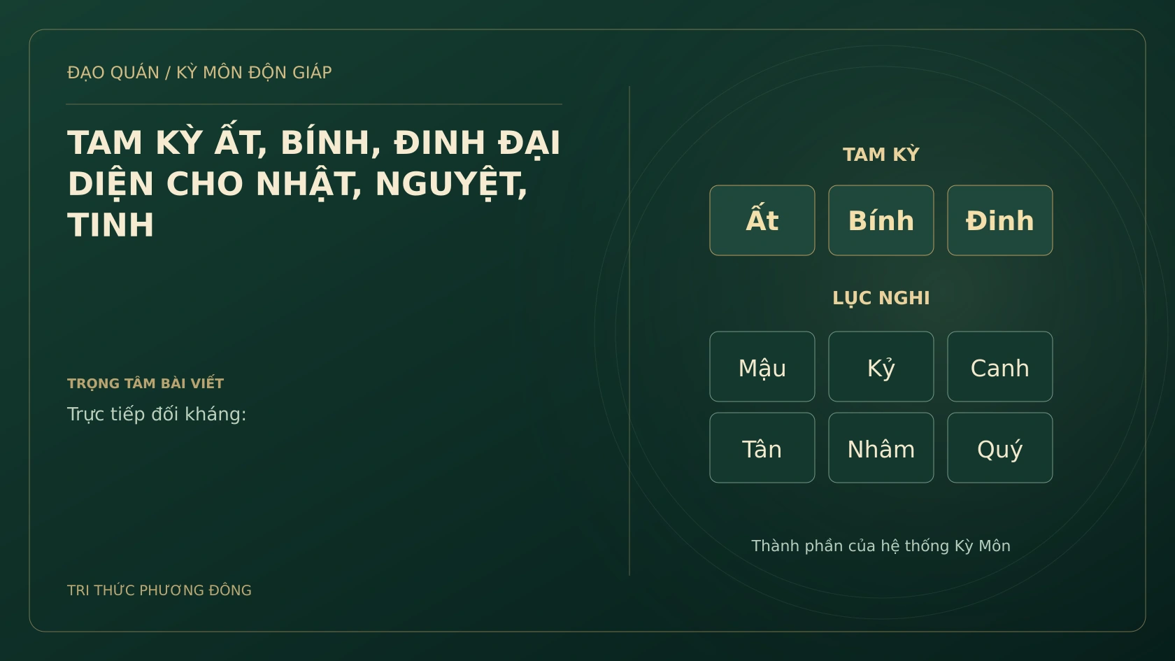 TAM KỲ ẤT, BÍNH, ĐINH ĐẠI DIỆN CHO NHẬT, NGUYỆT, TINH