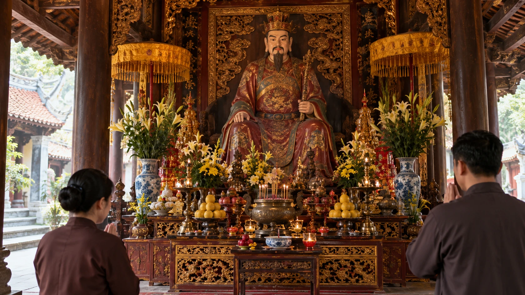 Văn khấn Đức Ông ở chùa Hương