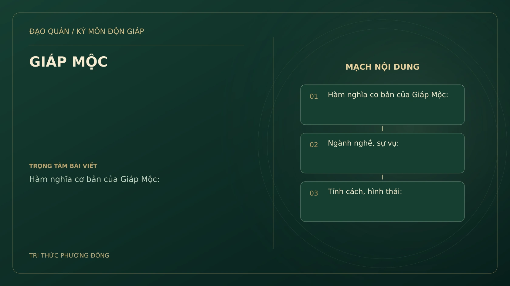 GIÁP MỘC