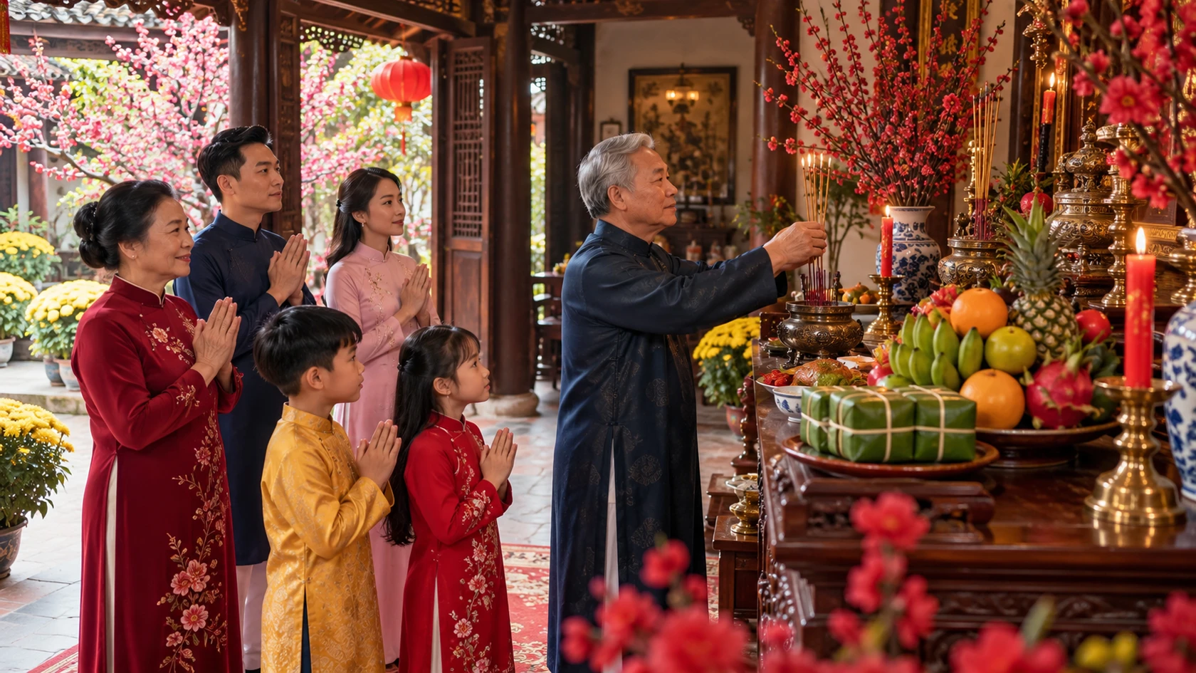 Bài cúng Tết cổ truyền Bính Ngọ 2026