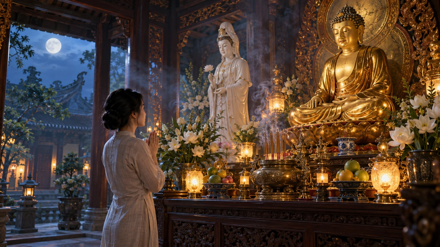 Mơ thấy Phật, Bồ Tát, thần linh có ý nghĩa gì? Điềm báo tâm linh hay lời nhắc nhở trong cuộc sống?