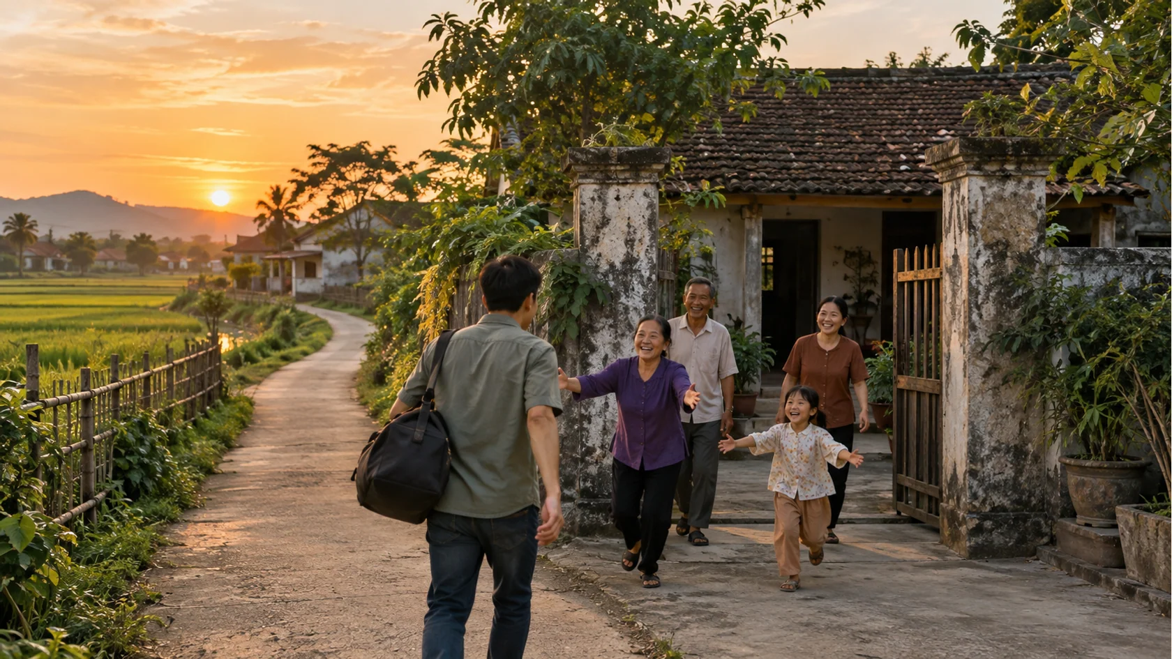 Trên đời này, đường đẹp nhất là đường về nhà