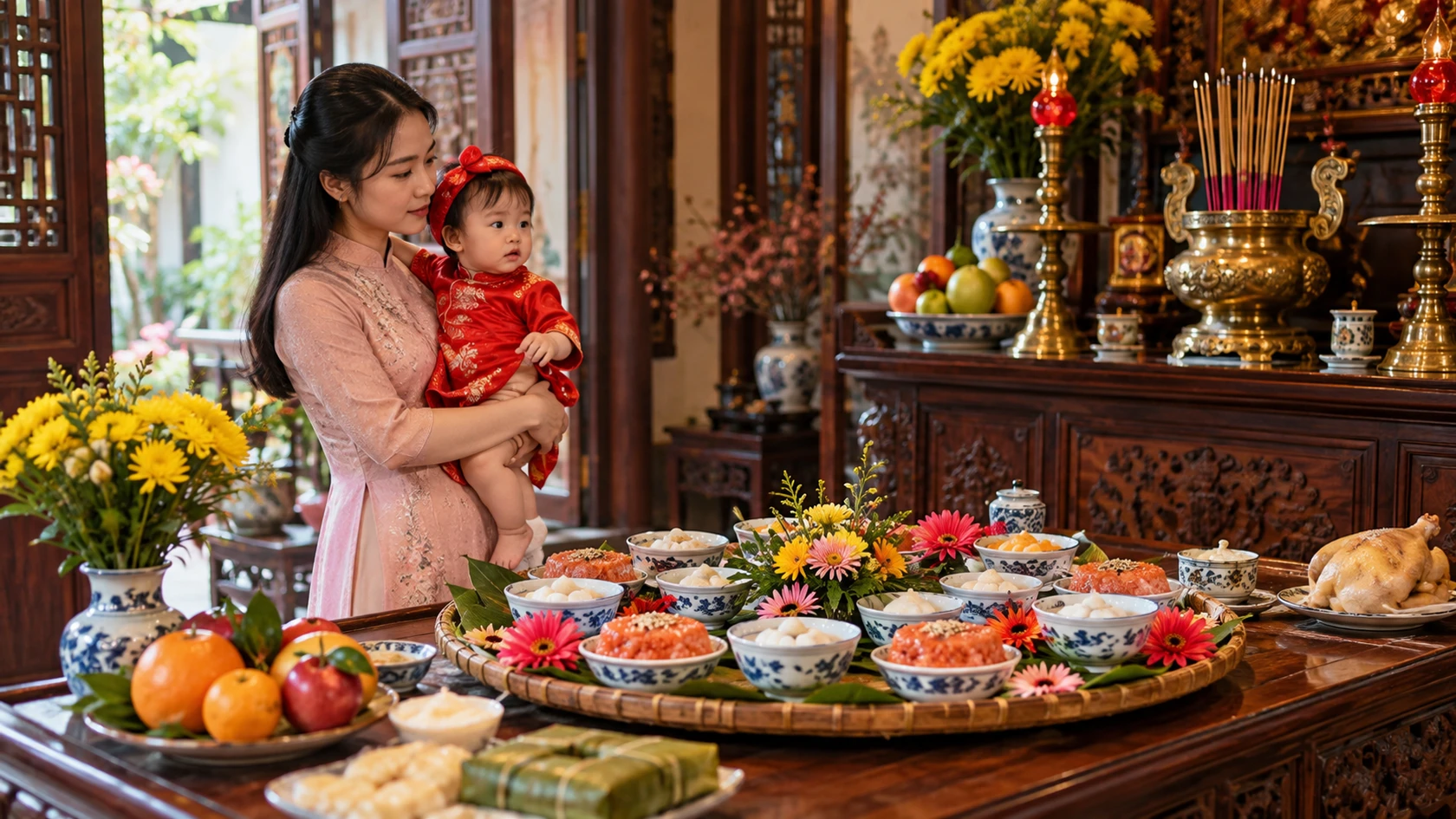Bài Văn Khấn Cúng Thôi Nôi