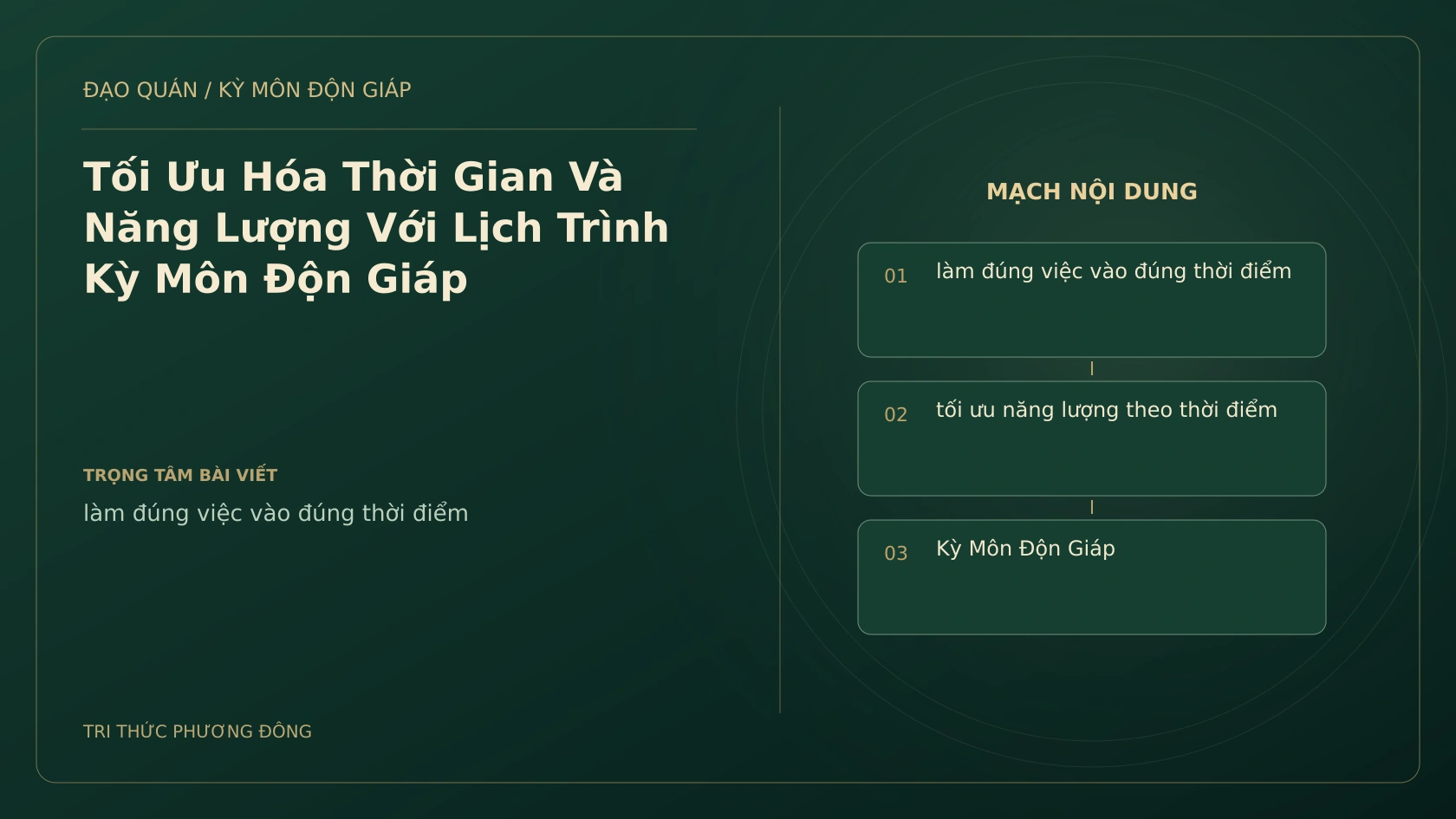 Tối Ưu Hóa Thời Gian Và Năng Lượng Với Lịch Trình Kỳ Môn Độn Giáp