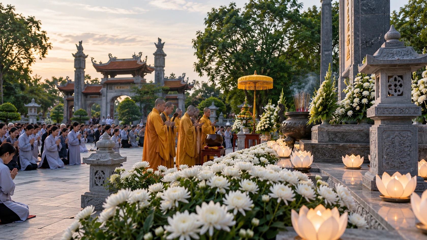 Nghi thức cầu siêu cho các anh hùng liệt sĩ