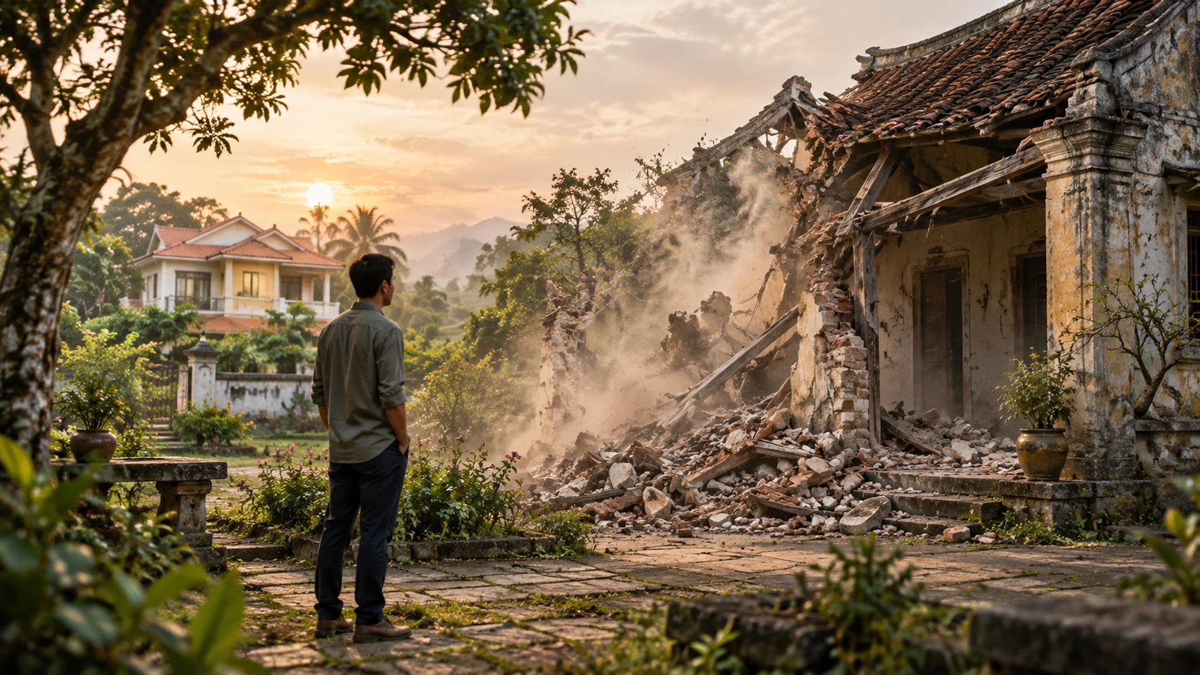 Giấc mơ thấy nhà cửa sụp đổ có đáng lo?