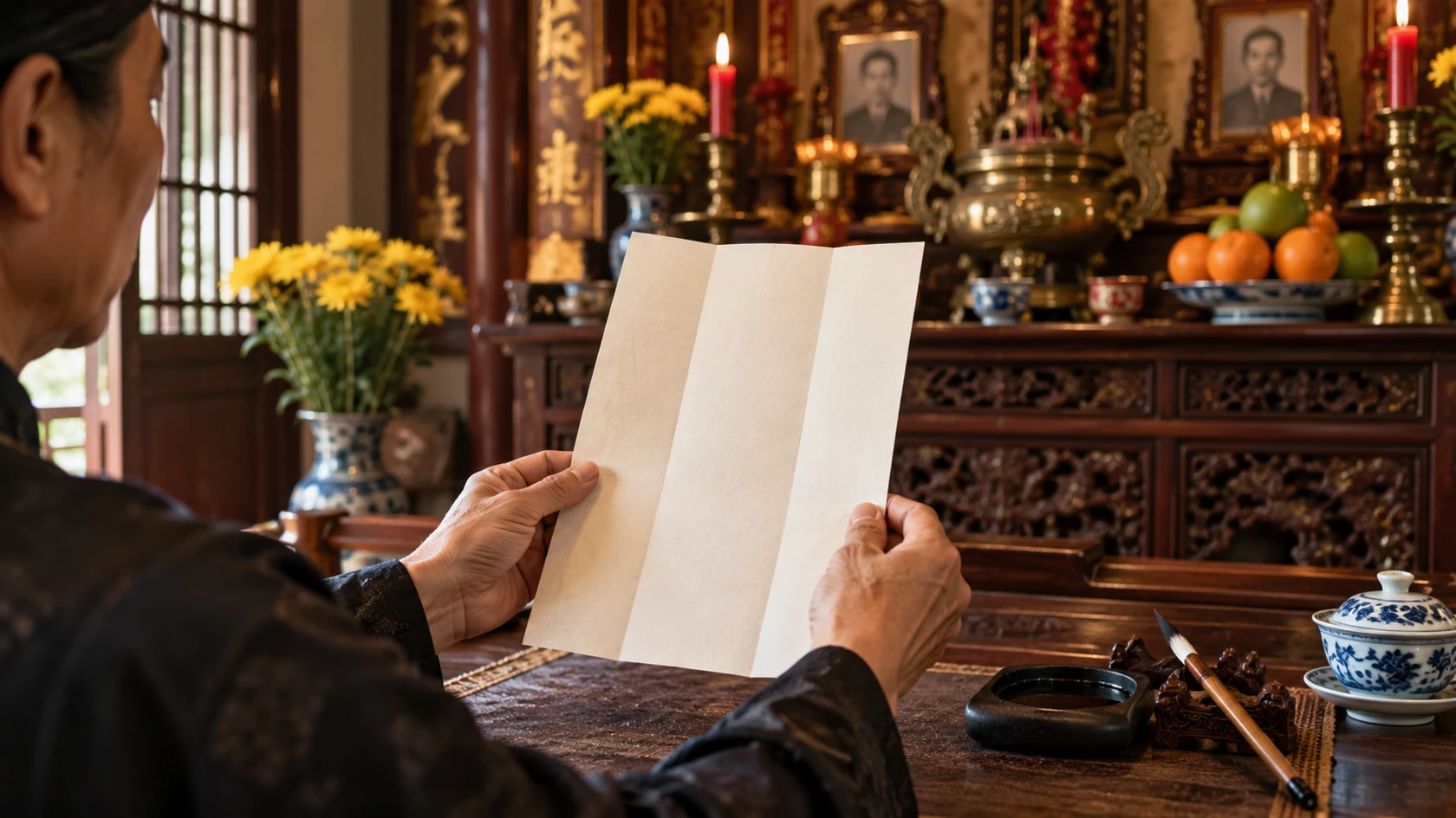 Cách viết sớ cúng gia tiên