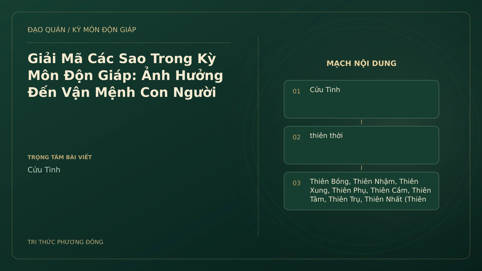 Giải Mã Các Sao Trong Kỳ Môn Độn Giáp: Ảnh Hưởng Đến Vận Mệnh Con Người