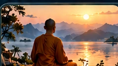 Minh họa bài Hiếu đạo qua sự chăm sóc hằng ngày
